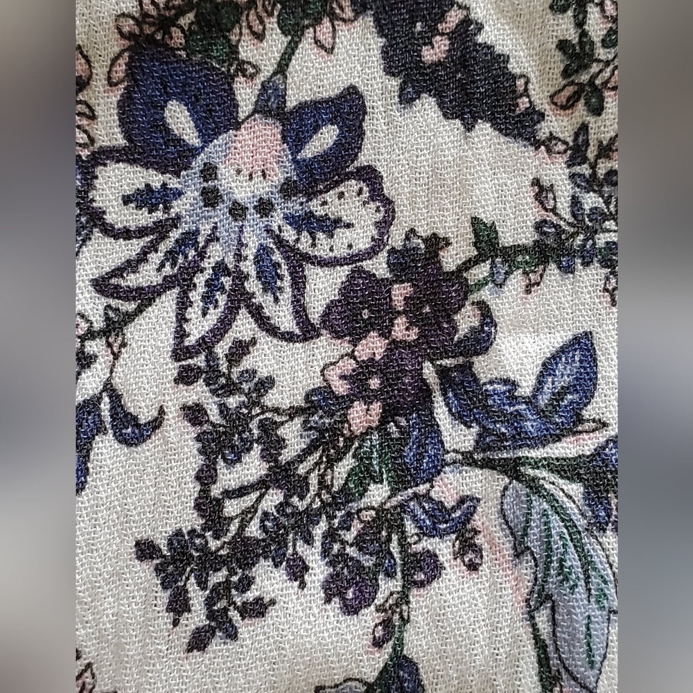 NWT SUN Romper Wide Leg Amerie Floral Crepe Flowy - Picture 13 of 16